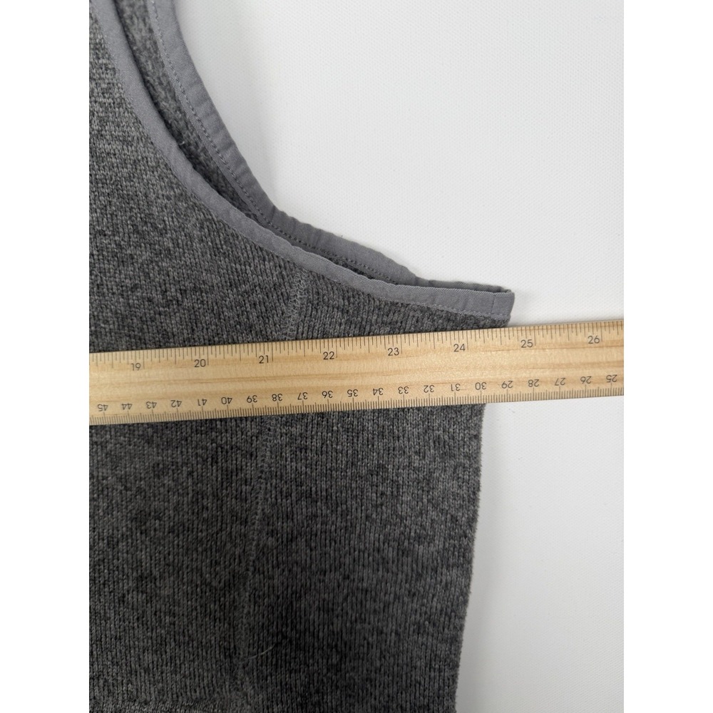 Duluth Trading Co Sweater Fleece Zip Up Vest Mens XL Gray Relaxed Fit Casual - Picture 5 of 5